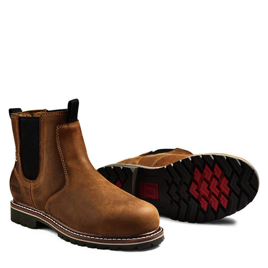KODIAK® Size Women's 8.5 Brown Leather/Polyurethane/Rubber Composite Toe Boots With Rubber Outsole
