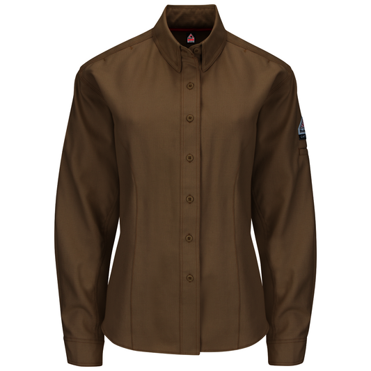 Bulwark® Women's 2X Khaki Westex G2™ Flame Resistant Shirt