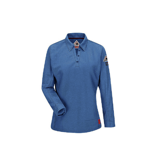 Bulwark® Women's X-Small Blue Westex G2™ Flame Resistant Polo