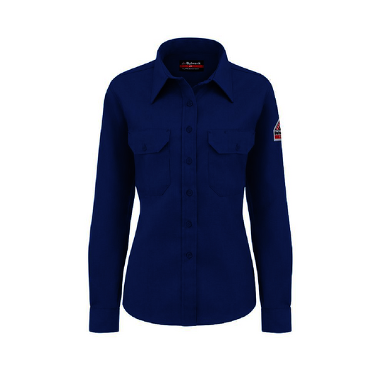 Bulwark® Women's Large Royal Nomex® IIIA Flame Resistant Shirt