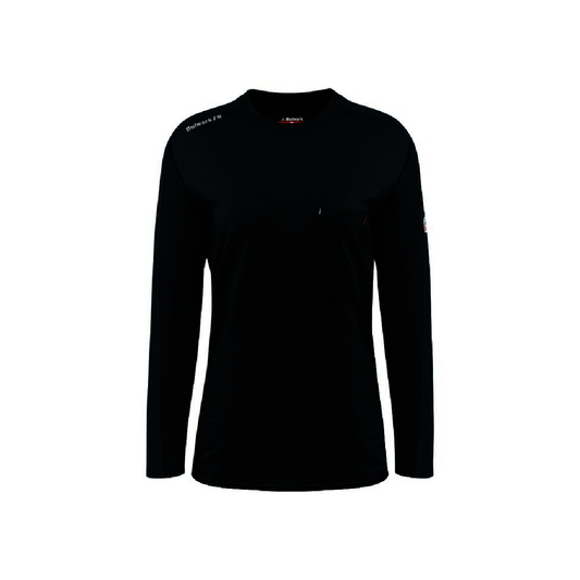 Bulwark® Women's X-Large Navy Cotton/Spandex Flame Resistant Tee