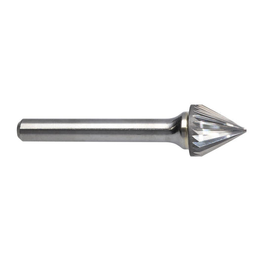 RADNOR™ SJ-5SC 1/2" X 7/16" 60° Cone Shape Single Cut Carbide Burr