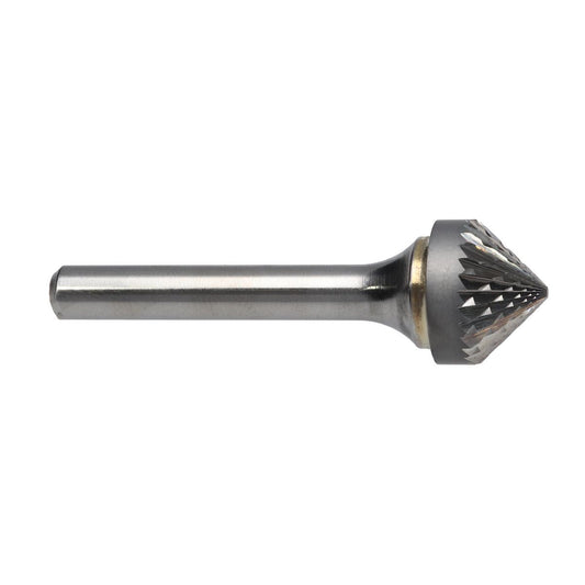 RADNOR™ SK-6DC 5/8" X 5/16" 90° Cone Shape Double Cut Carbide Burr