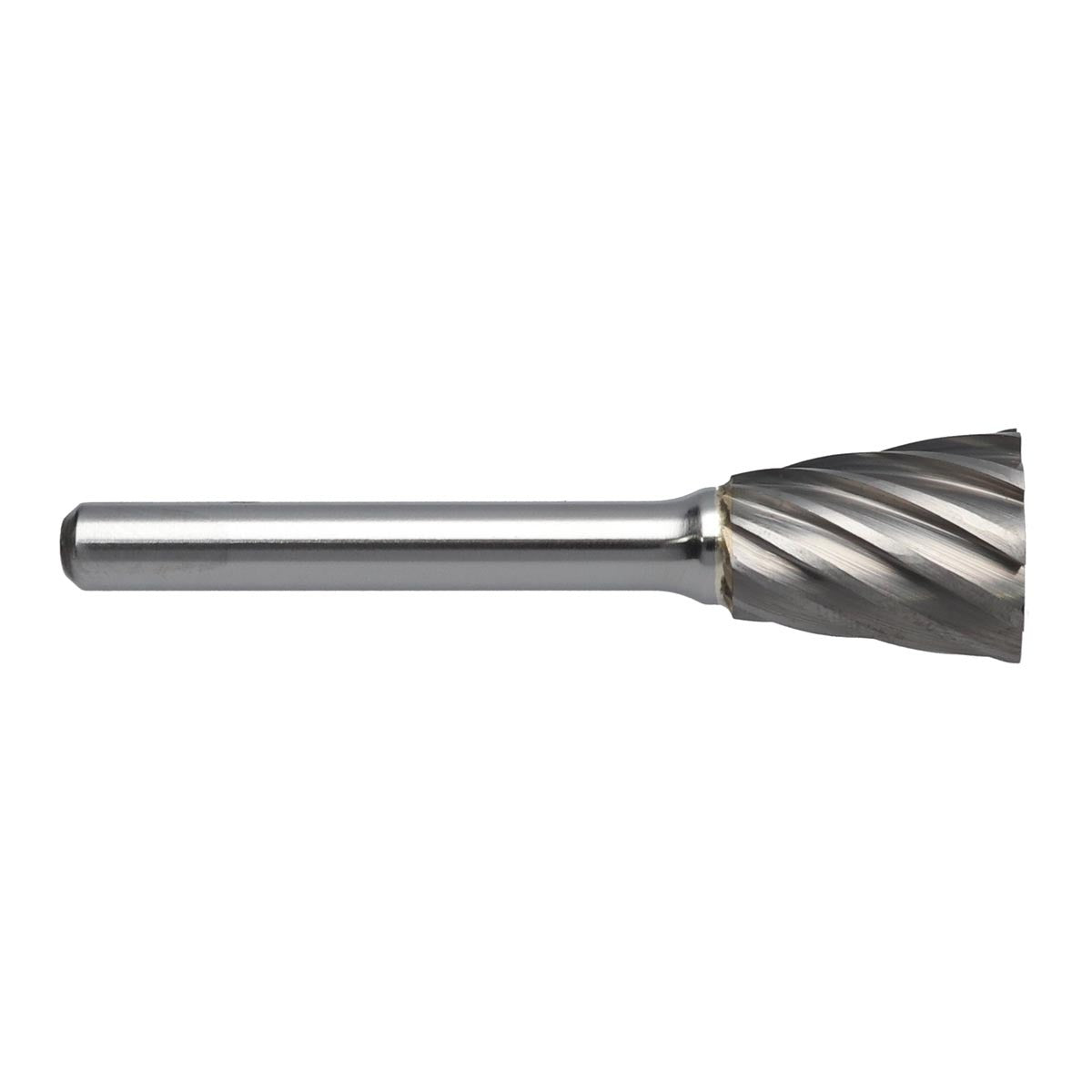 RADNOR™ SN-6FM 5/8" X 3/4" Inverted Cone Shape Aluminum Cut Carbide Burr