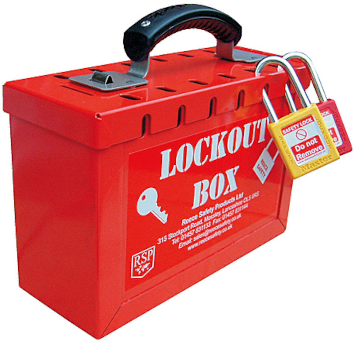 Reece Safety Red Steel Portable Box – UrbanIndustrialProducts.com