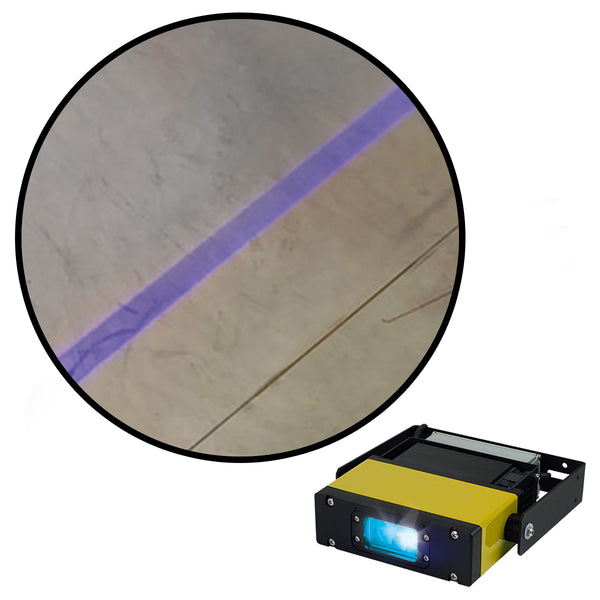 Visual Workplace Inc 98W Blue Single Line Safety LED Projector ...