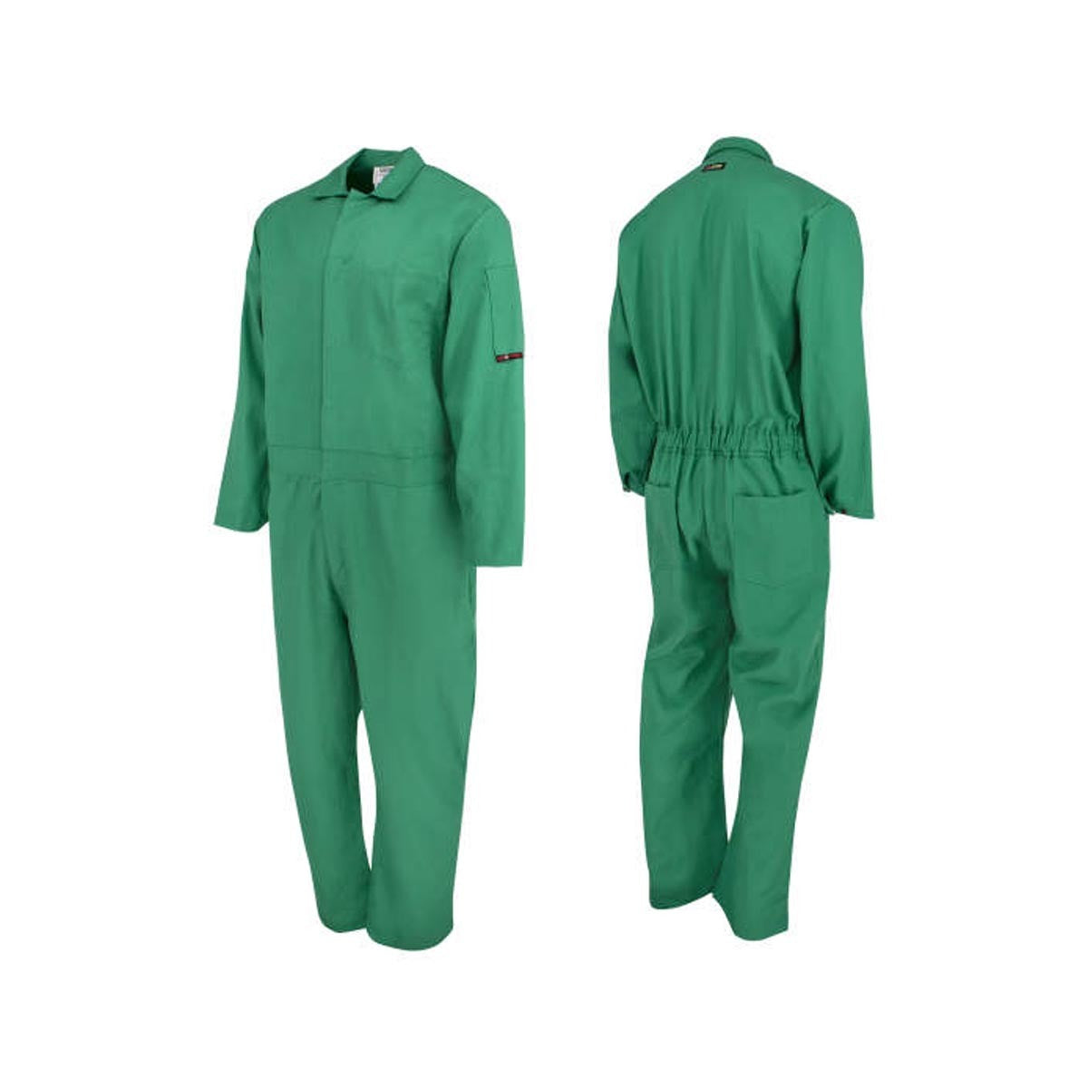Radians X-Large Green VolCore™/Cotton Flame Resistant Coverall With Snap Front Closure