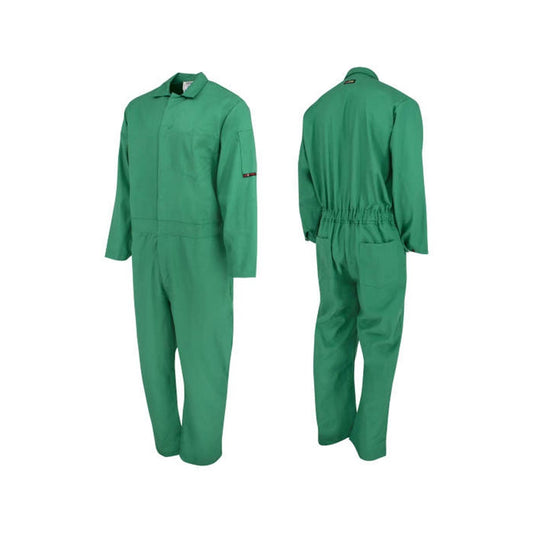 Radians X-Large Green VolCore™/Cotton Flame Resistant Coverall With Snap Front Closure