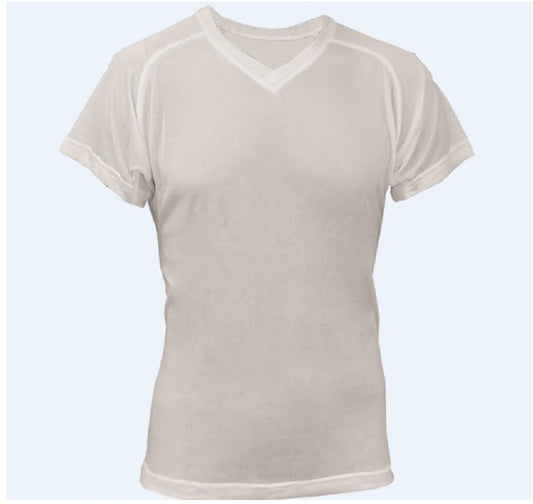 Tuff-N-Lite® Small White Lite-N-Cool™ High Performance Polyethylene Yarn T-Shirt