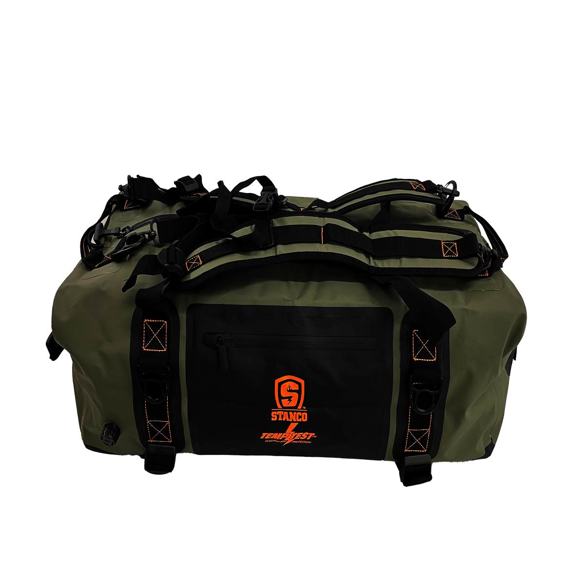 Stanco Safety Products™ 5488 cu in Olive Green Water Resistant Coated Nylon Gear Bag