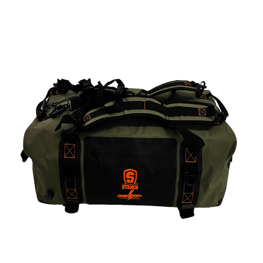 Stanco Safety Products™ 5488 cu in Olive Green Water Resistant Coated Nylon Gear Bag