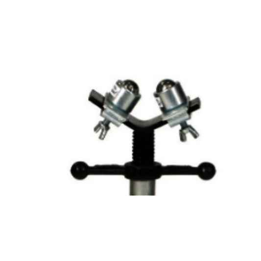 Sumner Manufacturing Company Fold-A-Jack ST-884 Pipe Stand, 28 in - 49 in, 1 1/4 in - 24 in Pipe Capacity, 2000 lb Load Capacity