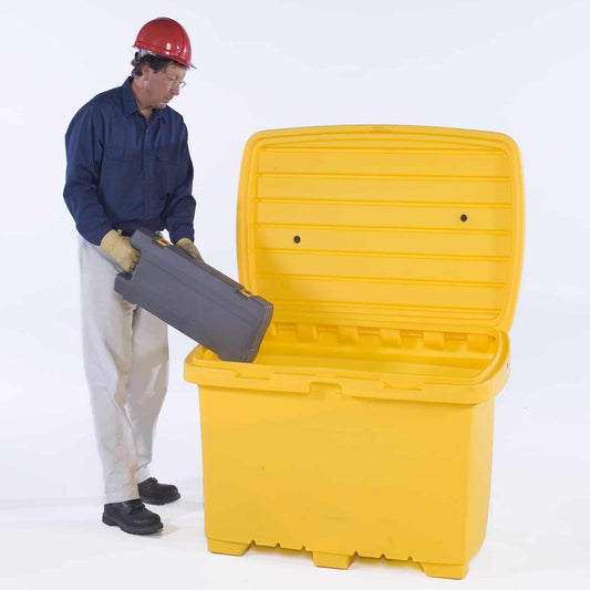 UltraTech 48" X 31" X 31 1/2" Ultra-Utility Box Yellow Polyethylene