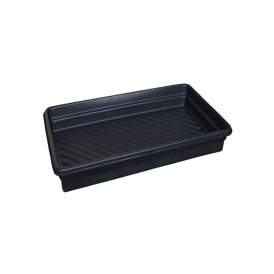 UltraTech 24" X 48" X 4 3/4" Ultra-Utility Black Polyethylene Tray