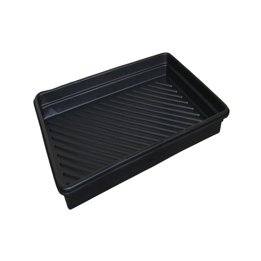 UltraTech 30" X 48" X 4 3/4" Ultra-Utility Black Polyethylene Tray
