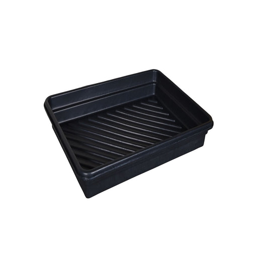 UltraTech 24" X 36" X 4 3/4" Ultra-Utility Black Polyethylene Tray