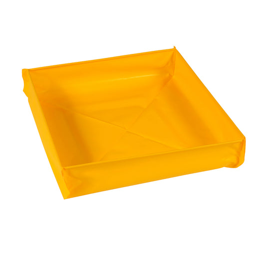 UltraTech 48" X 48" X 4 3/4" Ultra-Utility Yellow Polyethylene Tray