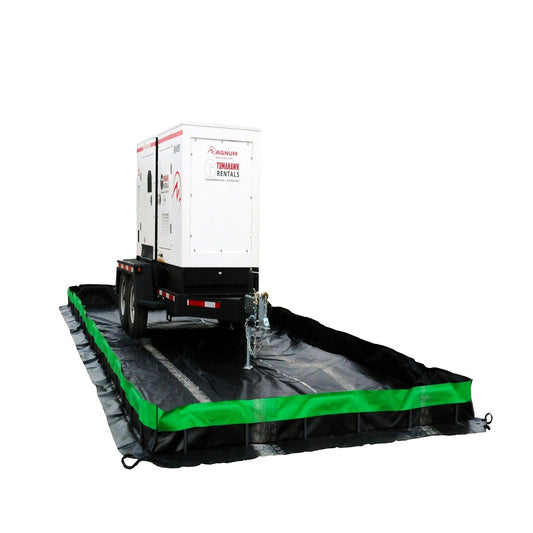 UltraTech 4' X 6' X 1' Ultra-Containment Black Polyethylene Berm With Collapsible Wall Model