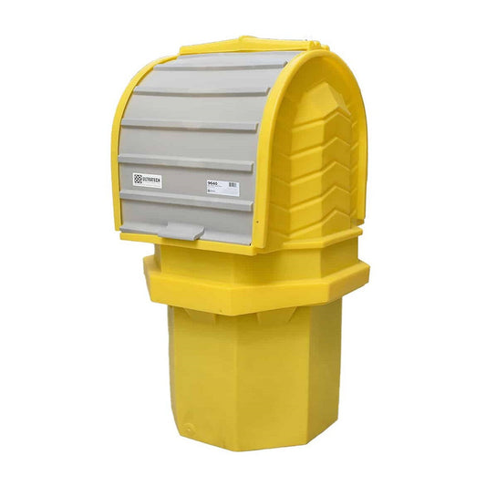 UltraTech 36" X 36" X 66" Ultra-Hard Top P1 Plus Spill Pallets Yellow Polyethylene  Without Drain