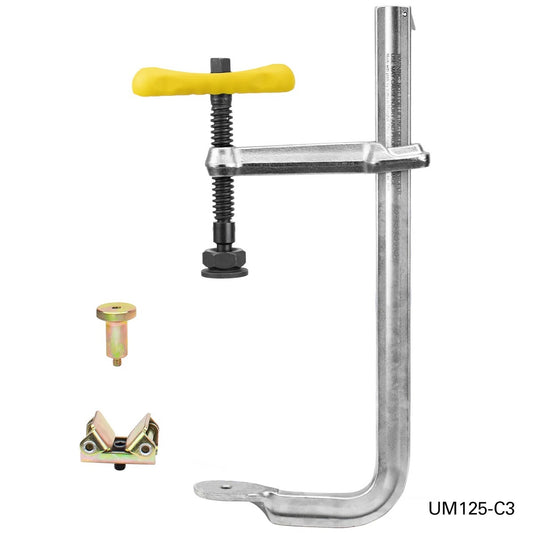 Valtra Strong Hand Tools® 12 1/2" Steel Four-In-One Sliding Arm Bar Clamp With Heavy Duty Pad