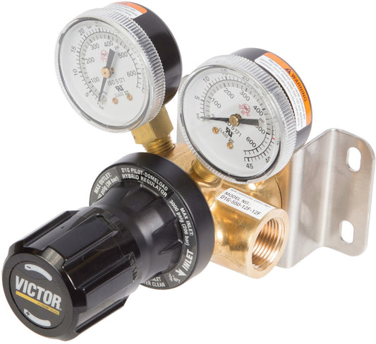 Victor® Brass/Die Cast Pilot-Domeload Hybrid Regulator With 3/4" - 14 NPT (F) Connection