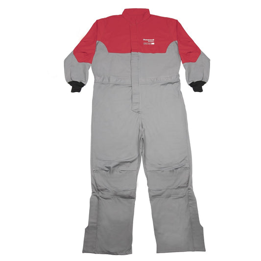 Salisbury by Honeywell 2X Red And Gray Cotton/Nylon Coverall With Zipper Closure