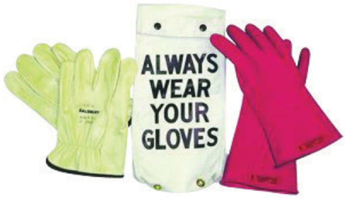 Salisbury by Honeywell Size 11 Red Rubber Class 0 Linesmens Gloves