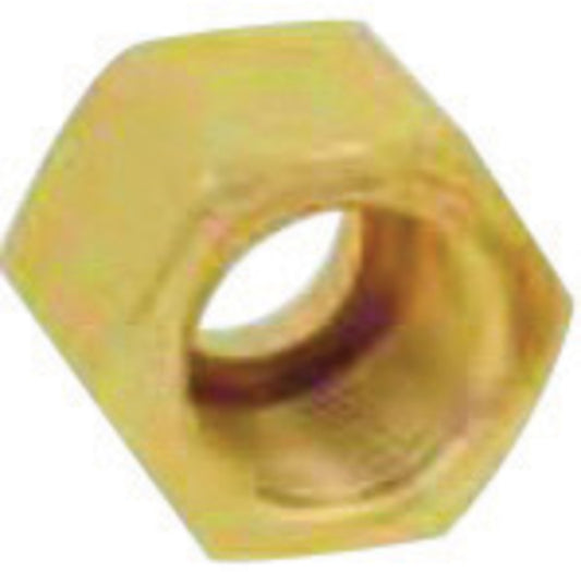 Western 1" - 11 1/2 NPS Female RH X 1 3/4" L Brass 3000 psig Manifold Union Nut
