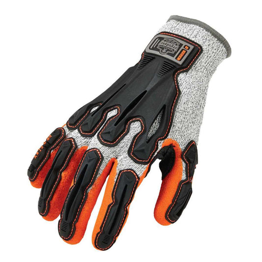 Ergodyne Size Small ProFlex® 922CR 13-Gauge High Performance Polyethylene Cut Resistant Gloves With Foam Nitrile Molded TPR Armor Coated Palm and Fingers
