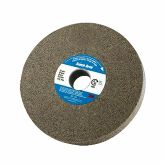3M™ 048011-01662 Scotch-Brite™ Deburring Wheel, 6"x 1/2" Width x 1" Center Hole, Fine Grade (Per Each)