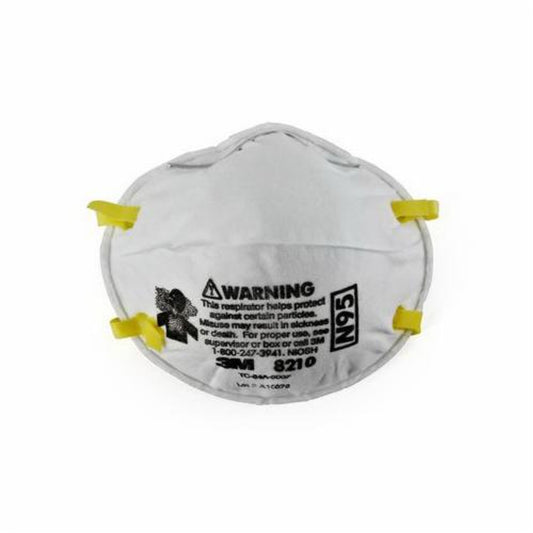 3M™ 051138-46457 Disposable Particulate Respirator W/Adjustable Nose Clip, N95, White, (20/BX) (Per Box)