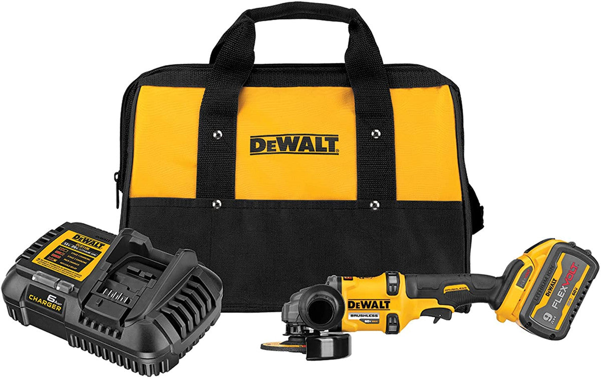 DeWalt DCG418X1 FLEXVOLT® 60V MAX* BRUSHLESS 4-1/2 IN. - 6 IN. CORDLESS GRINDER WITH KICKBACK BRAKE KIT
