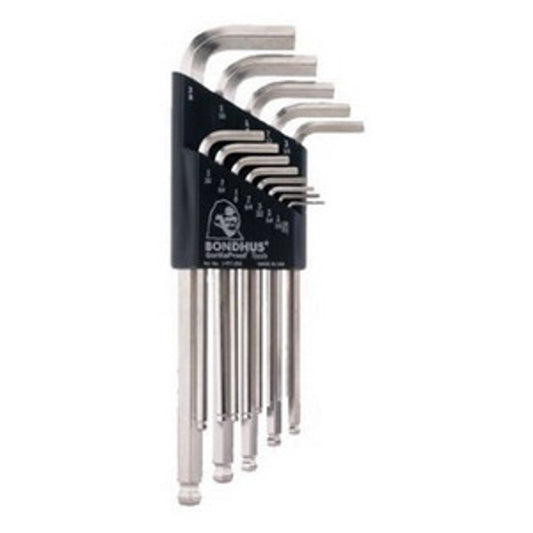 Bondhus 20399  22-Piece GoldGuard/BriteGuard Plated Balldriver L-Wrench Set, Double Pack