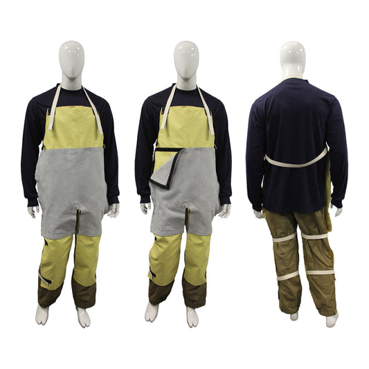 Chicago Protective Apparel 24" X 48" Gray Apron