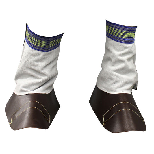 Chicago Protective Apparel Jumbo Size 8" Brown Spats
