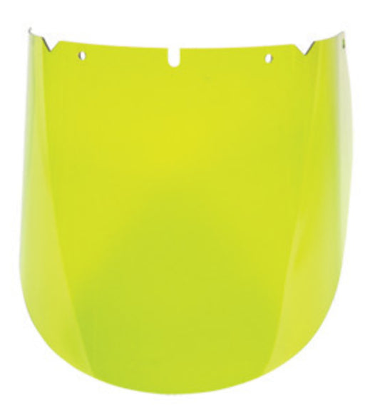 MSA Arc Visor 9.25" X 18" X .065" Green Polycarbonate Faceshield