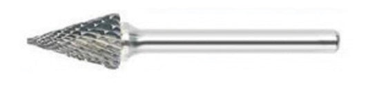 RADNOR™ SM-4DC 3/8" X 5/8" Pointed Cone Shape Double Cut Carbide Burr