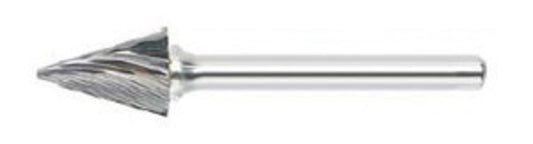 RADNOR™ SM-5SC 1/2" X 7/8" Pointed Cone Shape Single Cut Carbide Burr