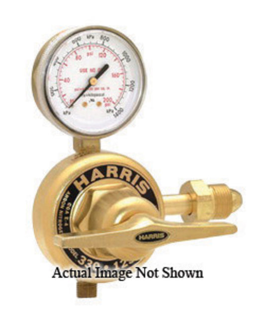 Harris® Model 330-125-540 Heavy Duty Industrial Liquid Cylinder Gaseous Withdrawal Oxygen Single Stage Regulator, CGA-540