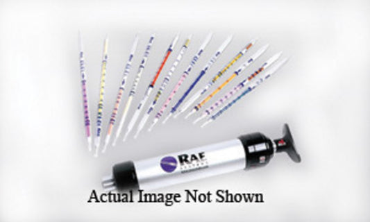 Honeywell RAE Systems Glass Hydrogen Sulfide Detector Tube, Light Blue to Black Color Change