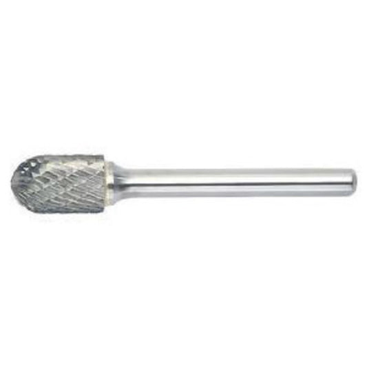 RADNOR™ SC-16DC 3/4" X 3/4" Cylindrical (Radius End) Shape Double Cut Carbide Burr