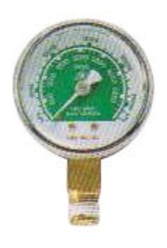 Harris® 1.5" Steel 15 LPM Replacement Regulator Pressure Flowgauge For Oxygen (Single Scale)