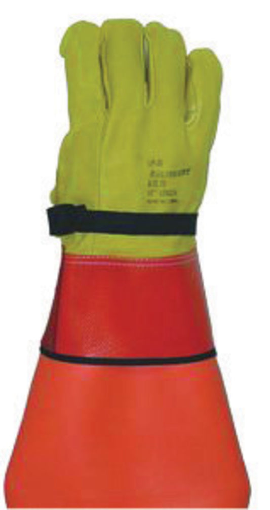 Salisbury by Honeywell Size 9 Yellow Leather Linesmens Gloves