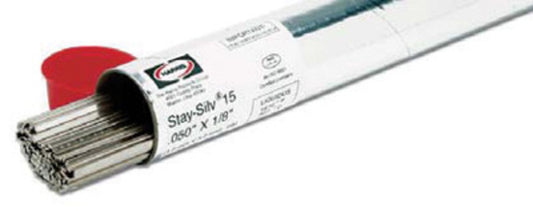 Harris® .050" X 1/8" X 20" BCuP-5 Stay-Silv® 15 Flat Brazing Alloy Filler Metal 5 lb Tube