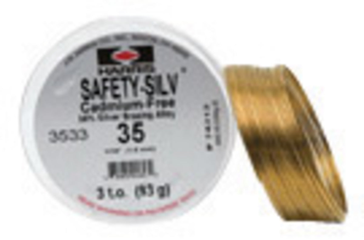 Harris® 1/16" BAg-35 Safety-Silv® 35 High Silver Brazing Alloy Filler Metal 5 toz Cup