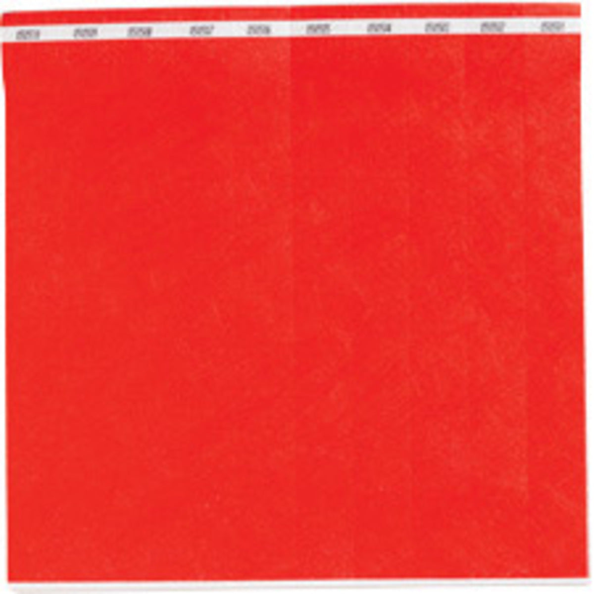 Brady® 1" Red Tyvek® Wristband (500 Per Box)