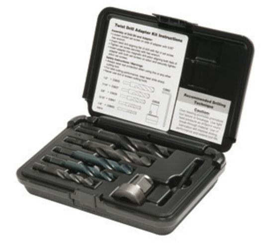 Hougen® 1/4" - 1/2" X 2.36" Twist Drill Adapter Kit