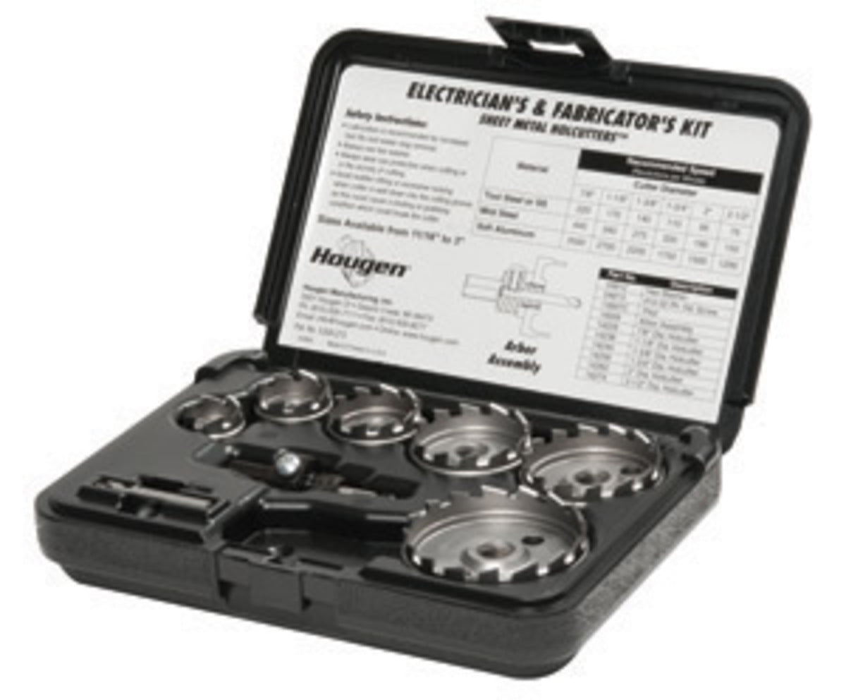 Hougen® 7/8" - 2 1/2" X 1/8" Holcutter™ Sheet Metal Cutter Kit