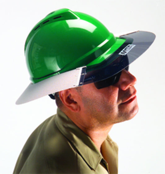MSA White ABS/Polycarbonate Sunshield
