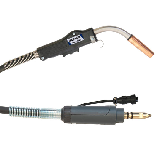 RADNOR™ 400 Amp  .035" - .045" Air Cooled - 25' Cable/Miller® 4 Pin Style Connector